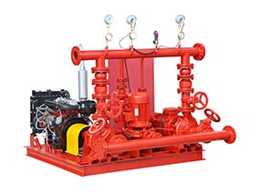 Fire pump set with UL 